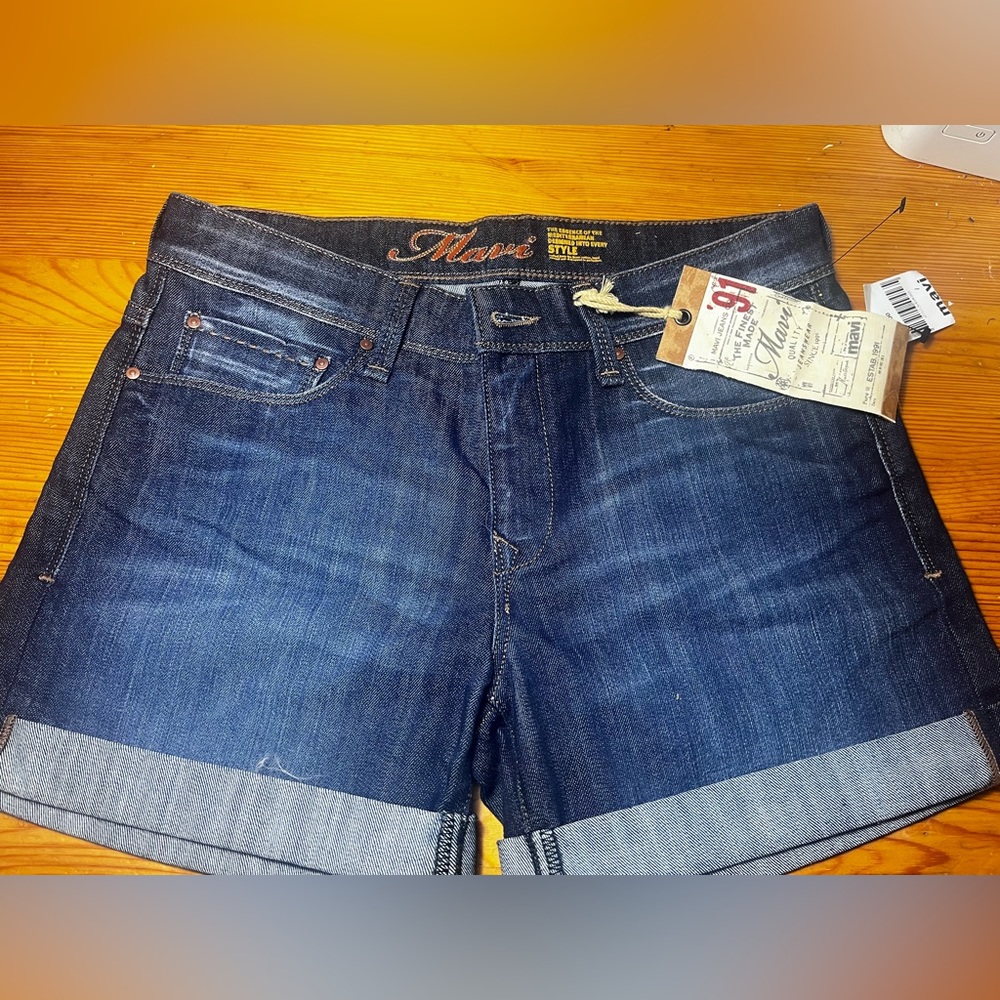 BRAND NEW Dark Denim Jean Shorts